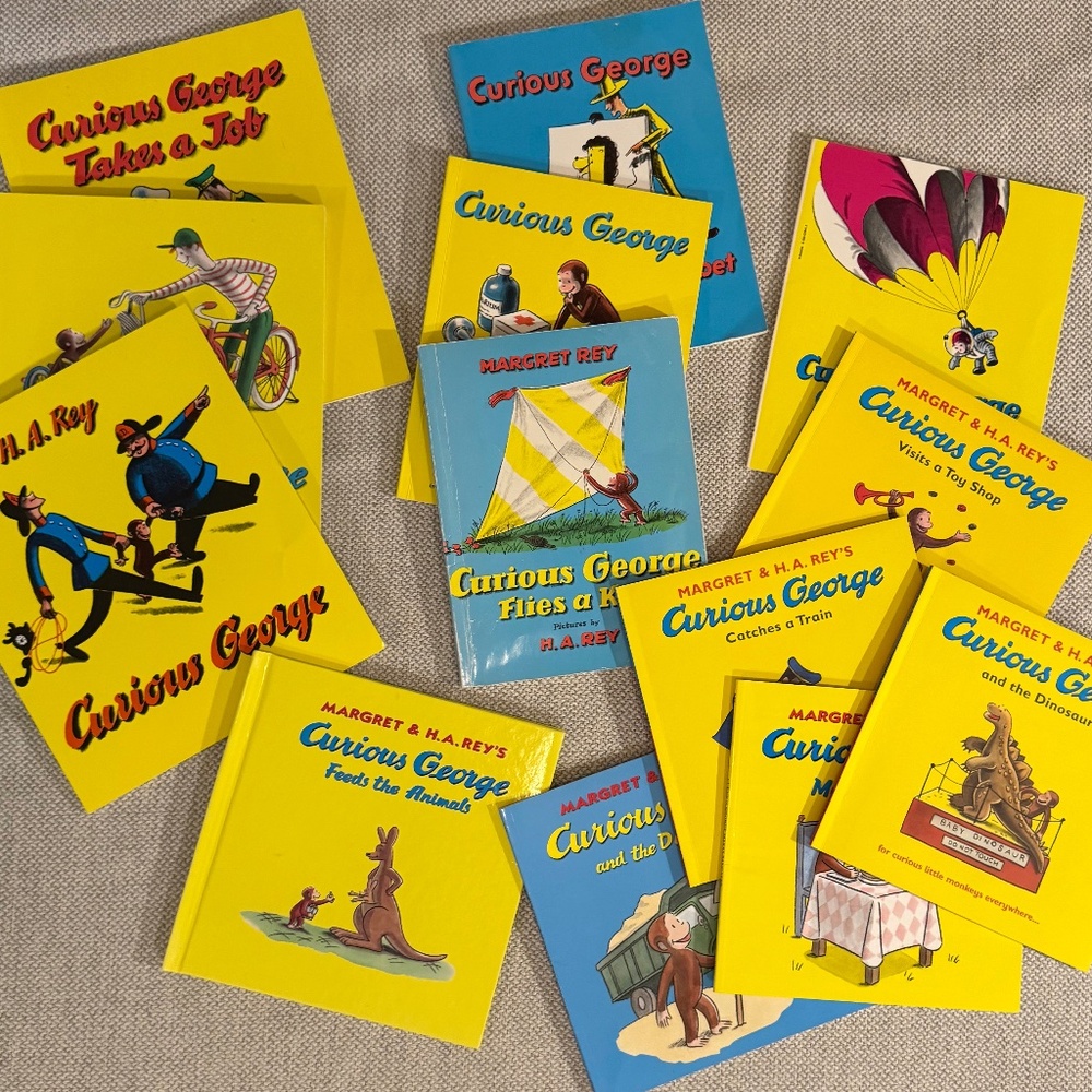 Set of 13 Curious George Books by H.A. Rey